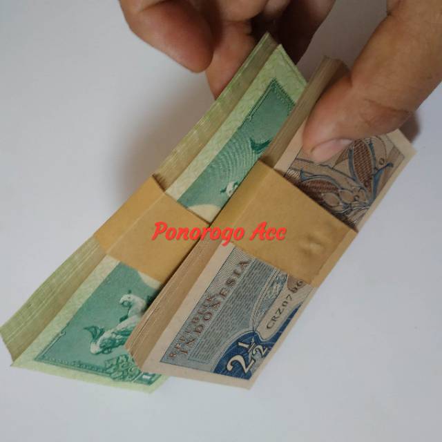 (Full Gress) Paket uang kuno uang mahar nikah 20 rupiah seri sandang pangan dan 10 rupiah seri bunga