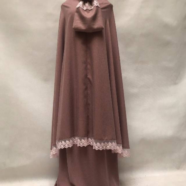 Mukena katun madina/ mukena katun madina renda/mukena jumbo