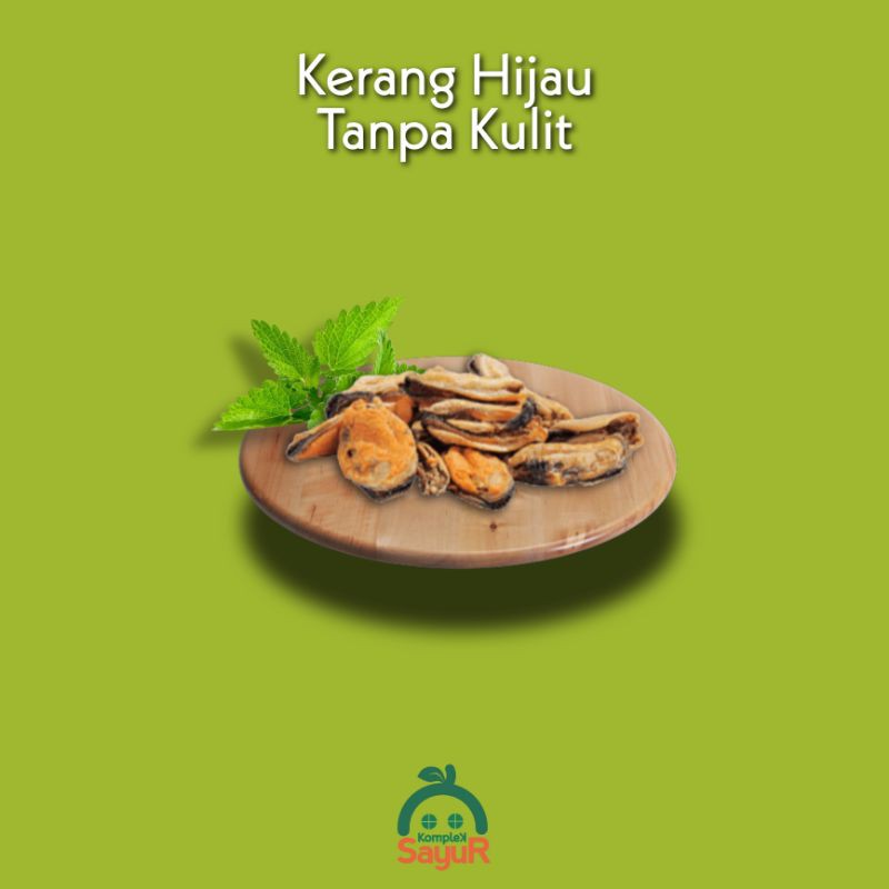 

Kerang Hijau Tanpa Cangkang Segar 100 Gram