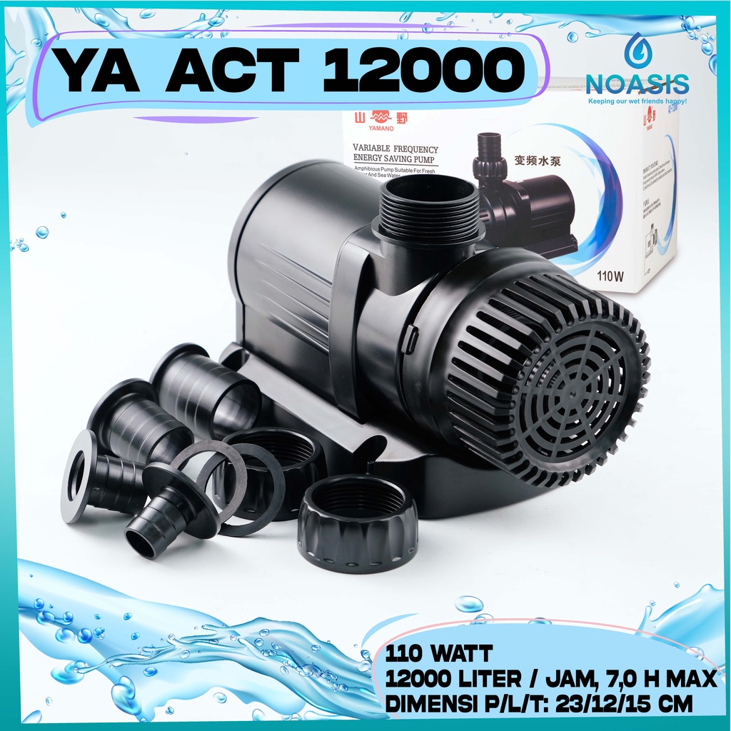 POMPA LOW WATT KOLAM YAMANO ACT 12000 AC-T  12000 DAYA RENDAH