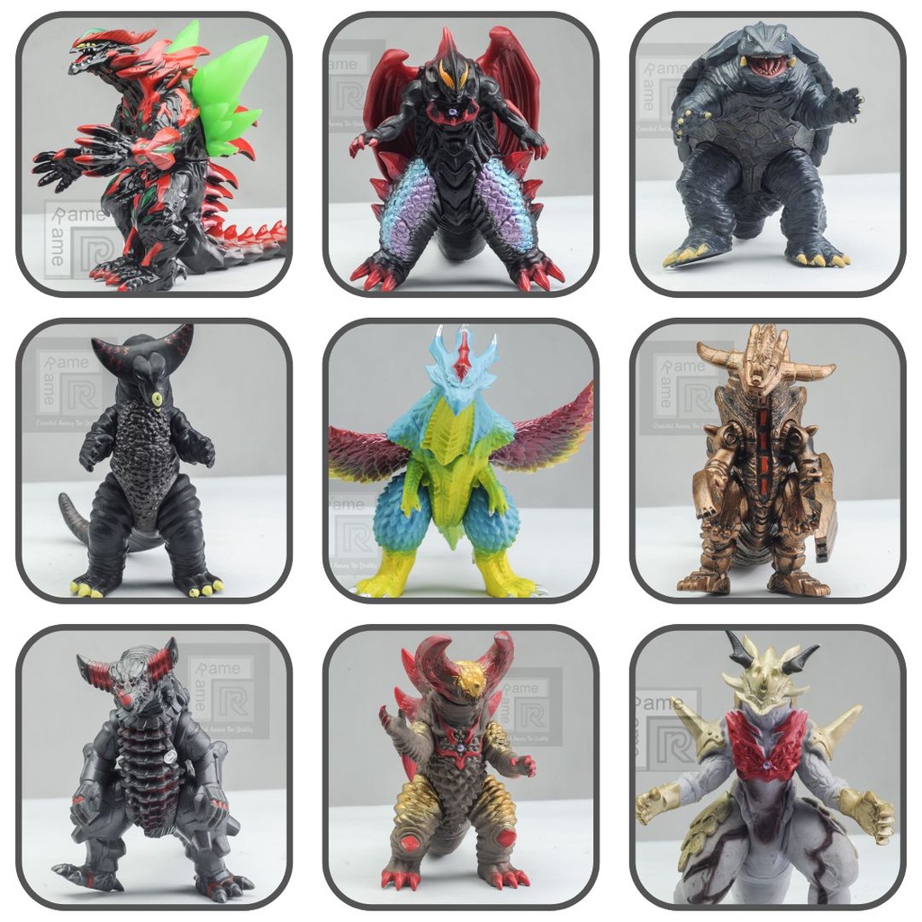 Monster Kaiju Ultraman Godzilla Gomora Maga Ghidorah Jumbo