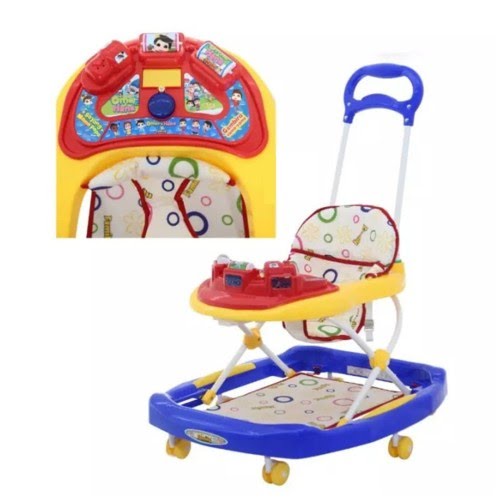 Family Baby Walker FB731H Omar Hana Official Licensed 2 in 1 Alat Belajar Jalan-Dorongan Bayi Music