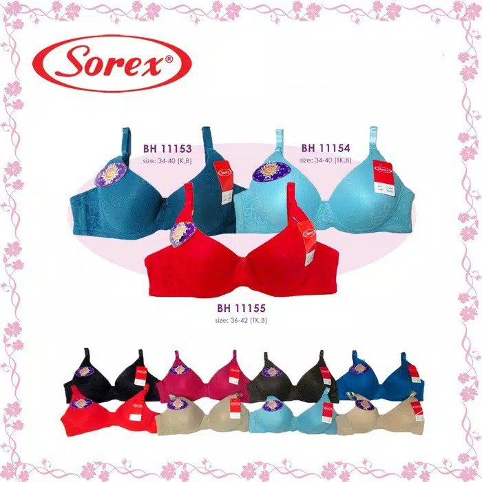 sogo Bra Sorex 11155 BH Tanpa Kawat Cup Besar Cup C Murah Berkualitas