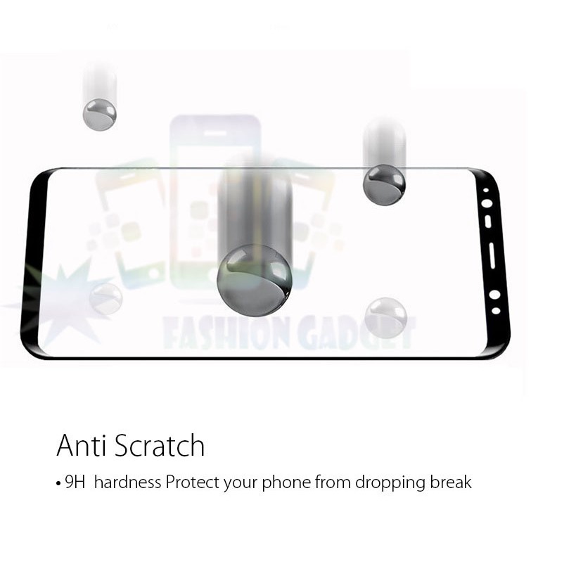 Tempered Glass Samsung Galaxy Note8 Full Colour Curve Samsung Note 8 Bagian Depan / Anti Gores Kaca