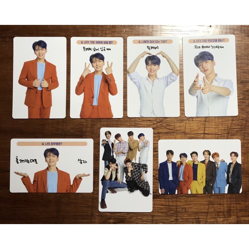 MONSTA X PHOTOCARD TWOTUCKGOM BENEFIT