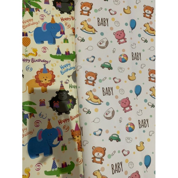

kertas kado dan kartu ucapan tambahan