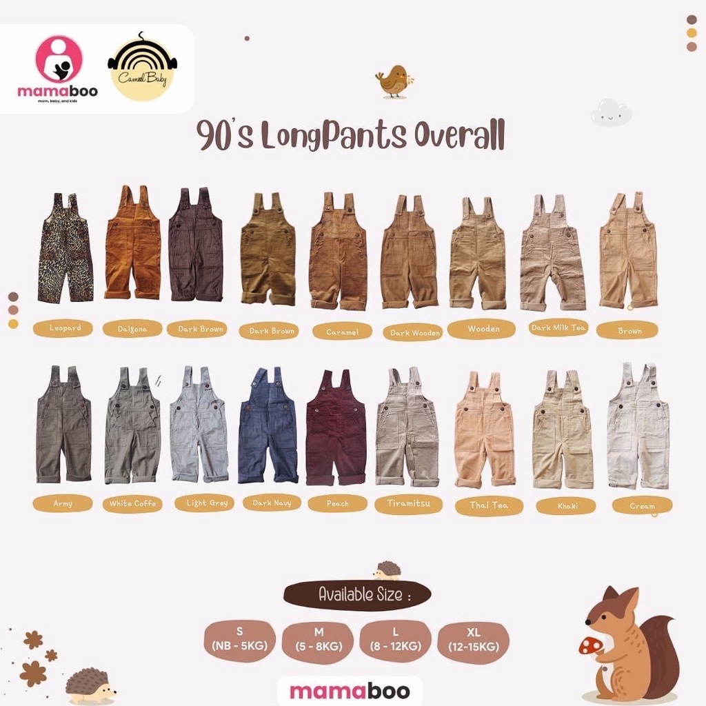 Cameel Baby - 90's long Pants overall