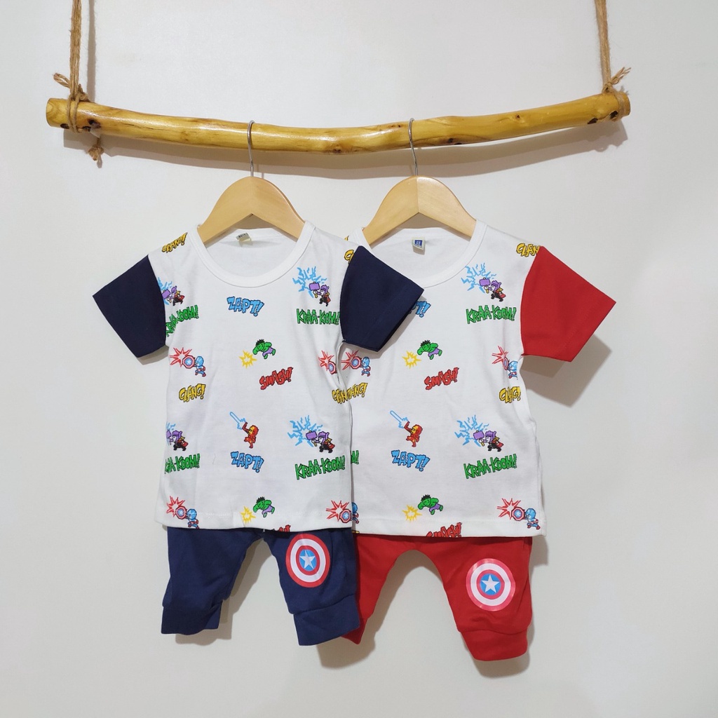 SETELAN BABY BOY TORETTO Set Baby Hero TOHE