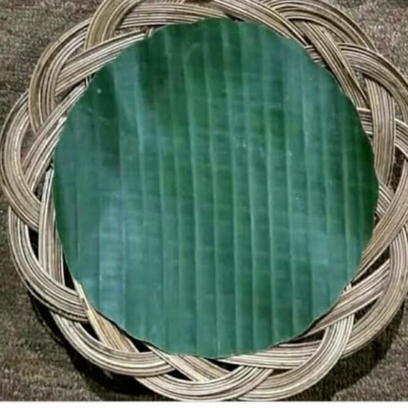 

daun pisang bulat fresh