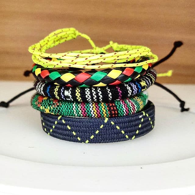 Gelang Stabilo set unisex Allsize gelang pria gelang wanita 3