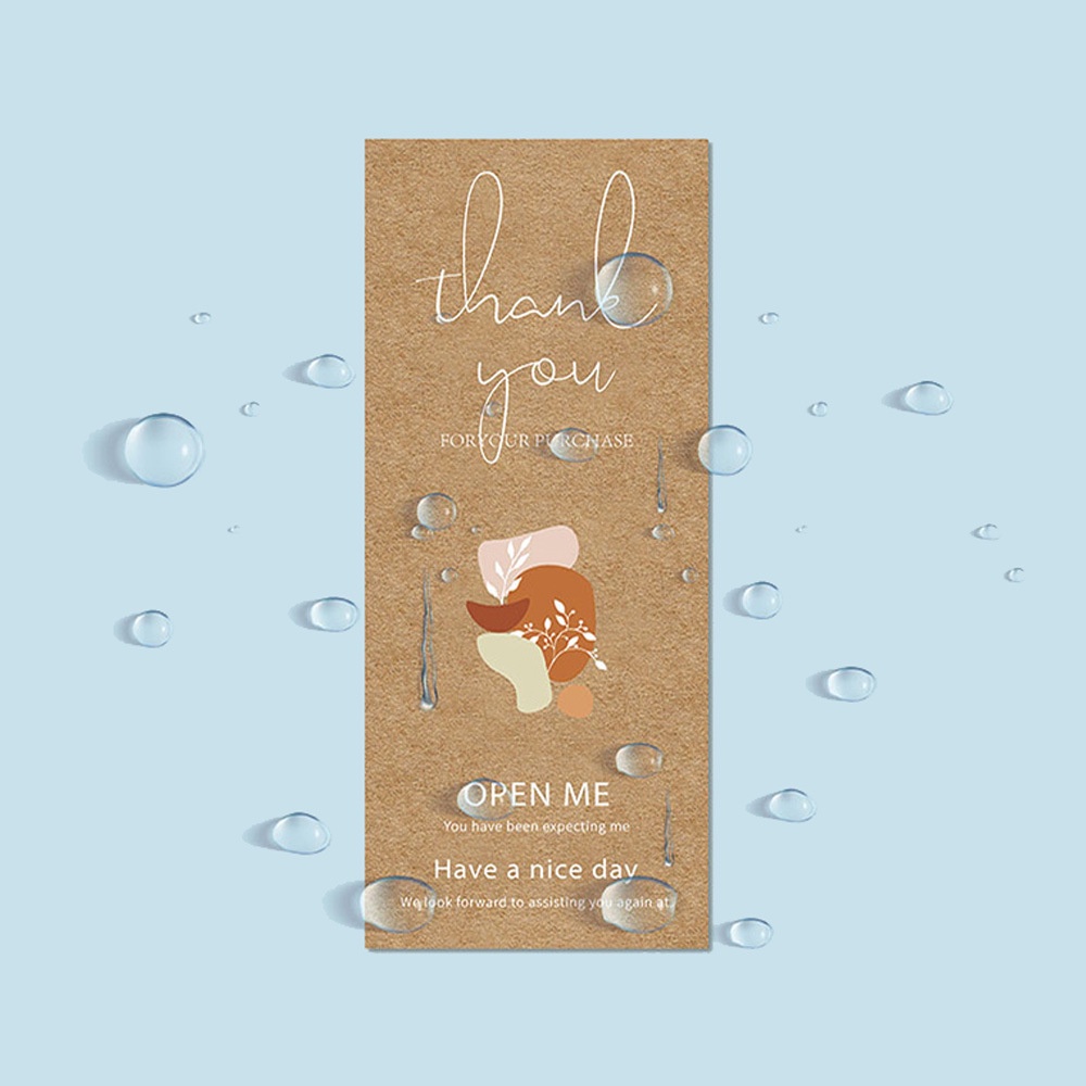 [50Lembar Sticker/Pack] Sticker Open Me Aesthetic Vintage Thank You Packaging Sticker / Stiker Label Cantik Packing Online Shop