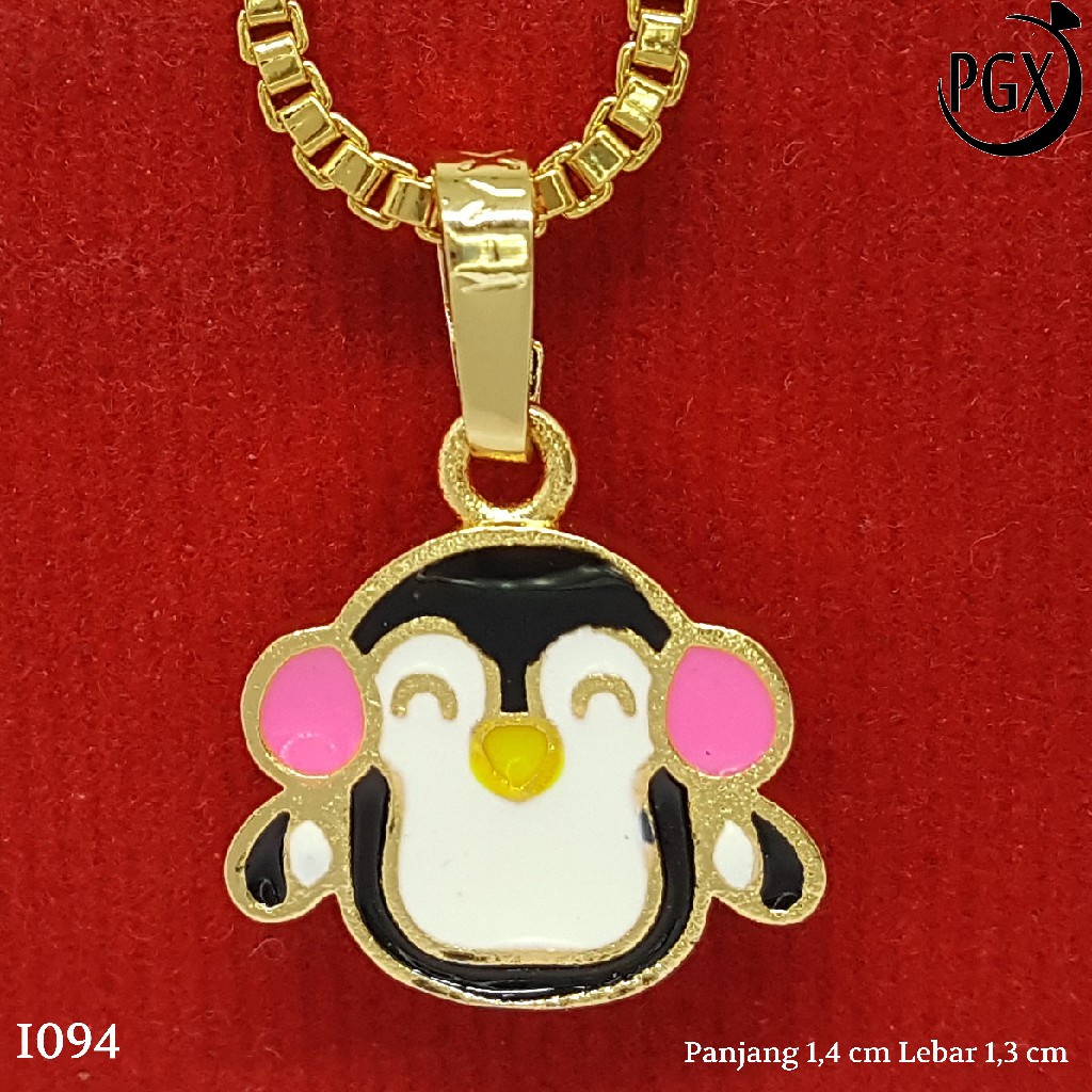 PGX Liontin Kalung Xuping Wanita Aksesoris Fashion Perhiasan Lapis Emas  - I094