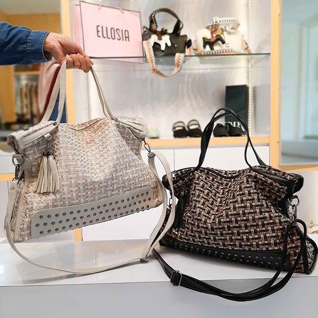 TAS TOTE UKURAN BESAR PENUTUP RESTLETING IMPORT MURAH Tas Import Fashion Wanita Perempuan Cewek Tas 