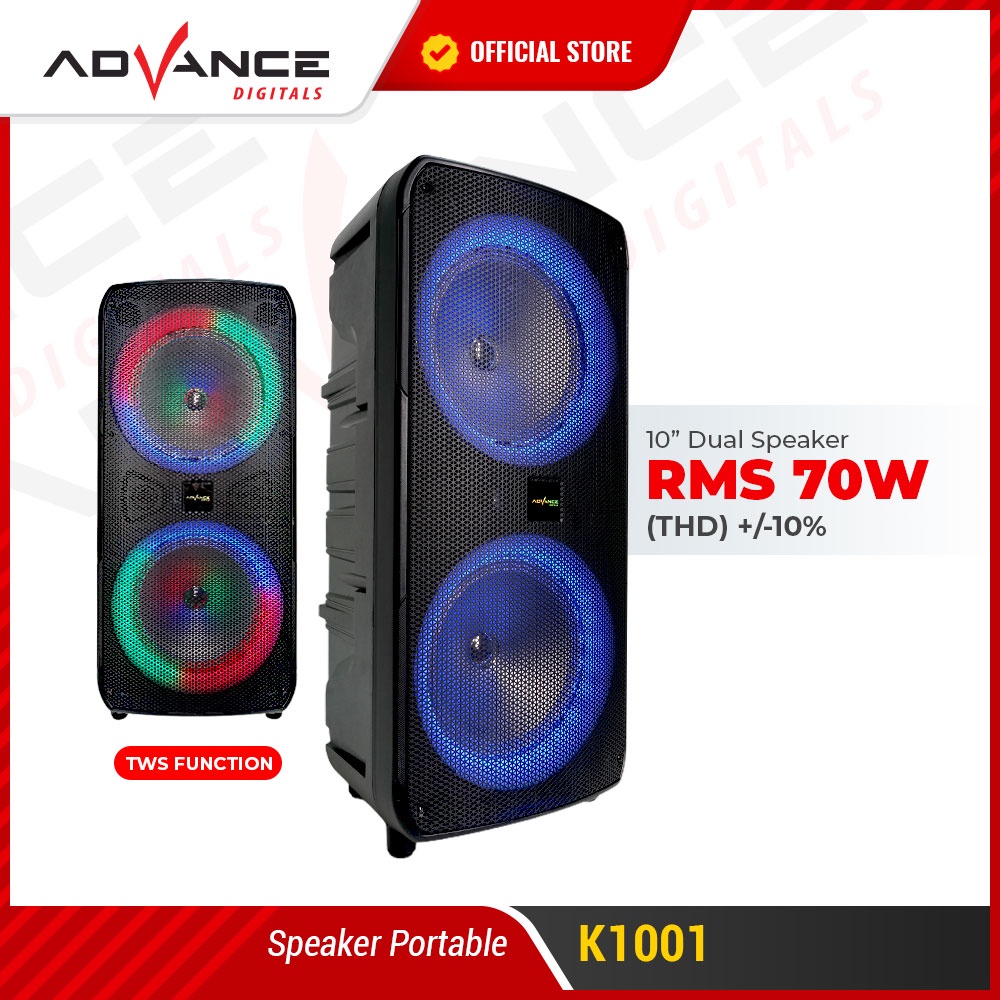 Speaker Advance K1001 Green Garansi 1 Tahun