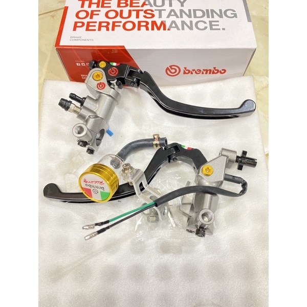 Master Rem Brembo Izumi Plus Handle Kiri Kanan Rem+dudukan dan Kopling Mio-Beat-Klx-Ninja-Vixion Dll