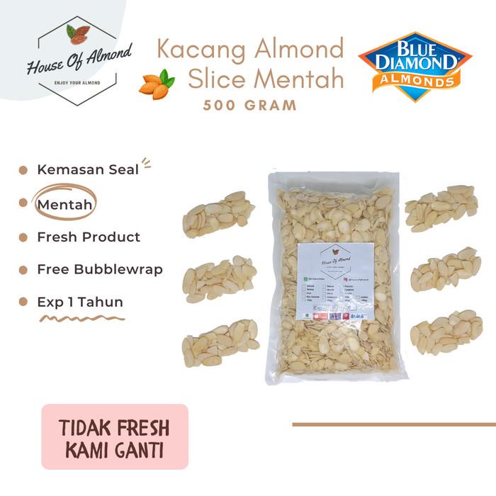 

Almond Slice Premium Blue Diamond / Kacang Almond Slice 500G