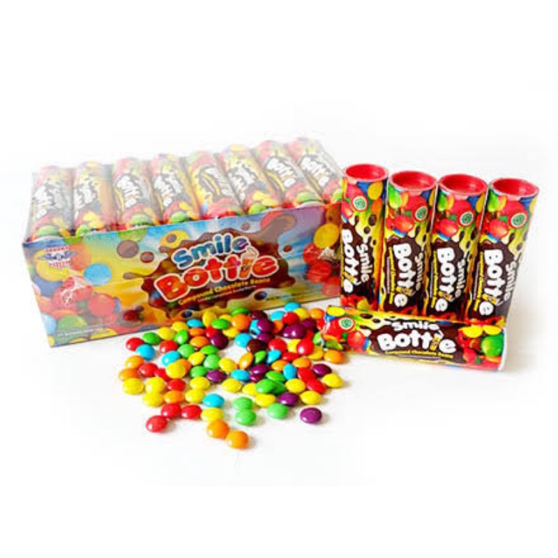 

Smile Bottle Coklat Aneka Warna (1 pack isi 24 pcs)