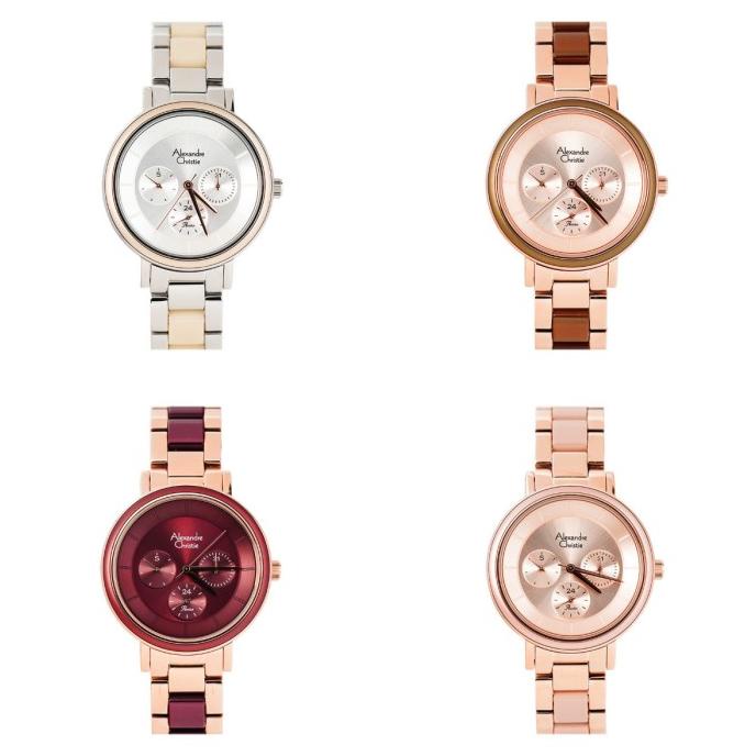 JAM TANGAN WANITA ALEXANDRE CHRISTIE AC 2918 / AC2918 CERAMIC ORIGINAL barang ada
