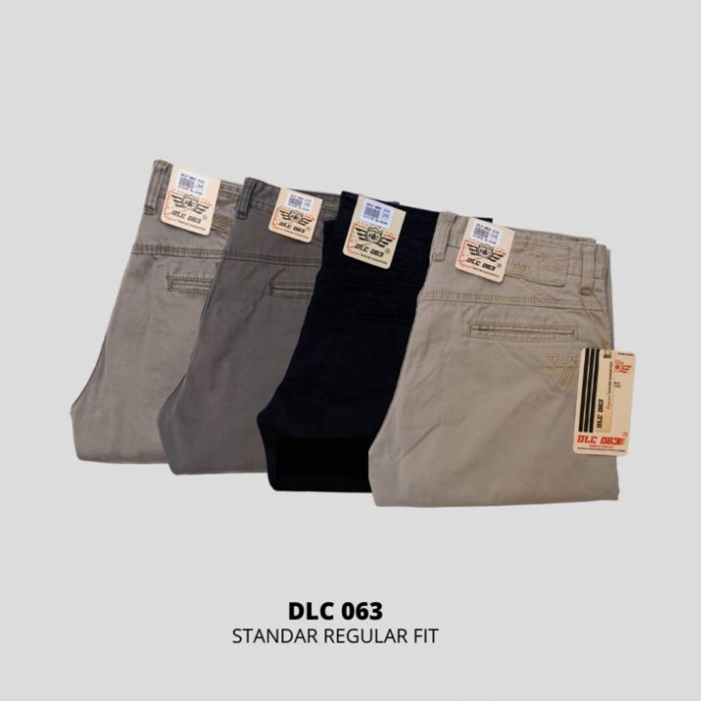 Celana Chino Kanvas original terbaru Dlc063 chinos pria non streach