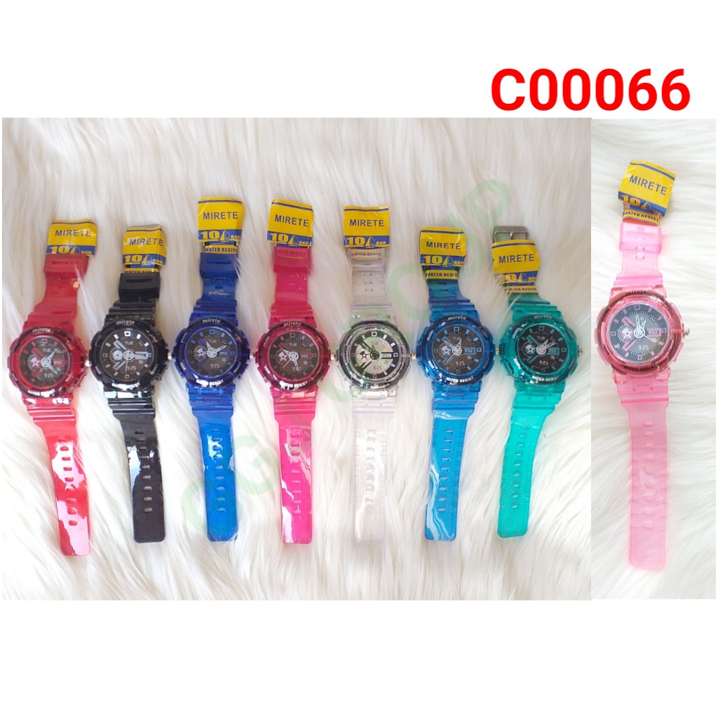 C ( C00066 ) JAM TANGAN TRANSPARAN DEWASA / HARGA GROSIR