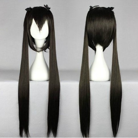 Wig MCoser Black / Hitam 100cm 038A - K-On - Azusa Nakano