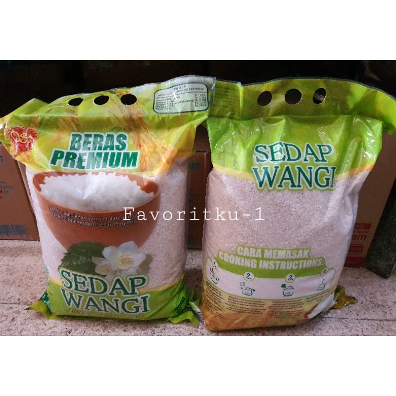 

Beras Premium SEDAP WANGI 5 kg, Kualitas Terjamin. Tanpa Pemutih/Pengawet/Pewangi