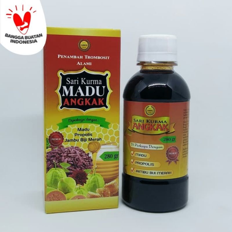 

Sari Kurma Angkak harmoni merupakan kombinasi madu + kurma + jambu biji dan ekstrak angkak.