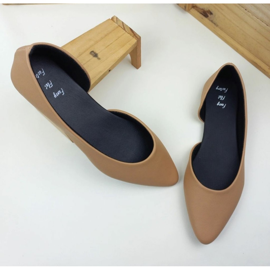 SEPATU WANITA~FLAT SHOES TERSEDIA UKURAN JUMBO | FANCY FLAT FACTORY T.69