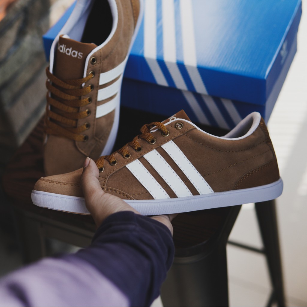 sepatu pria adidas capler coklat sepatu sneakers murah