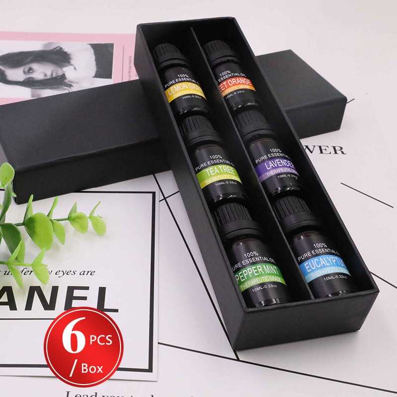 Eighteen Pure Essential Fragrance Oils Minyak Aromatherapy 10ml 6PCS