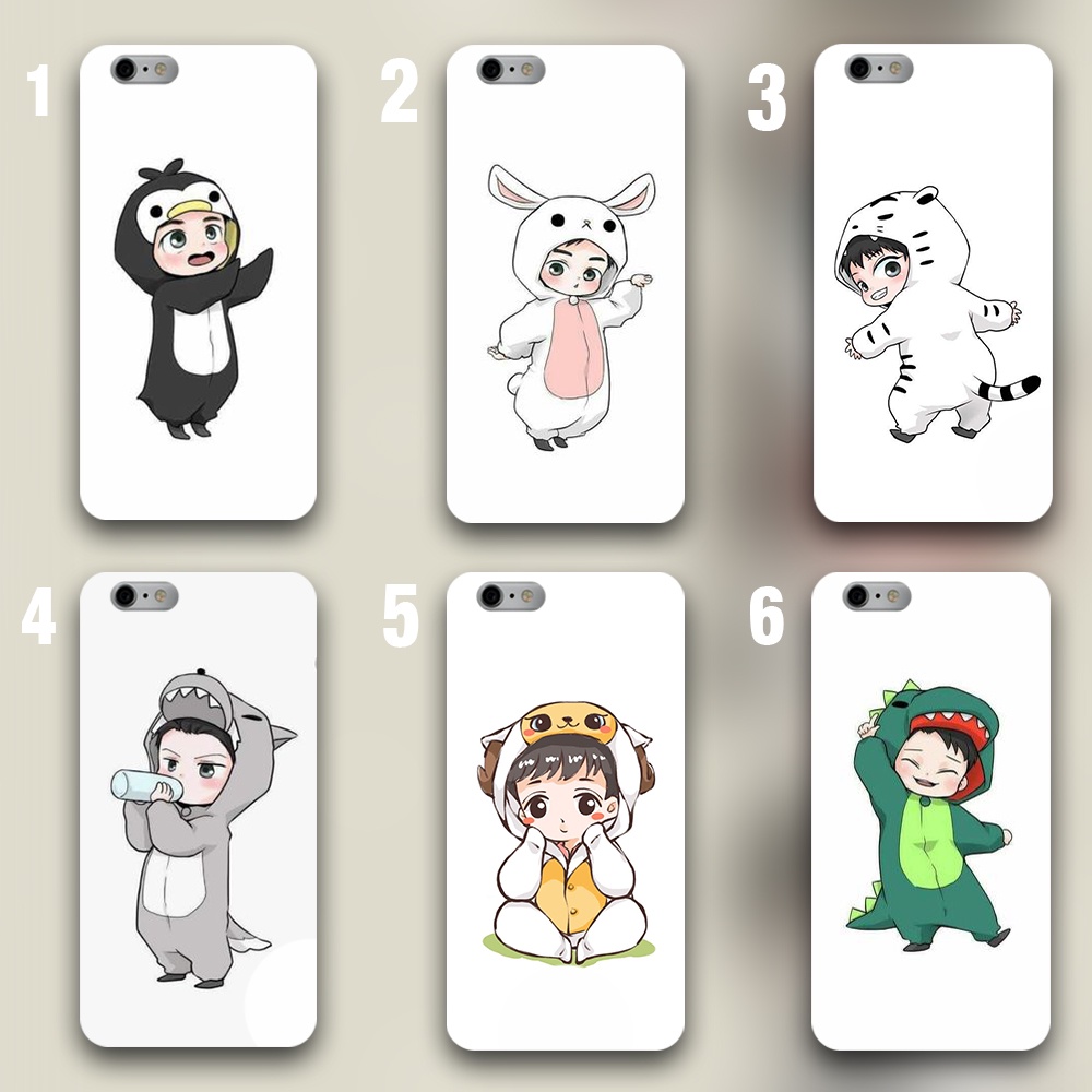 CUSTOM CASE CHIBI EXO - VIVO OPPO REALME SAMSUNG IPHONE XIAOMI REDMI