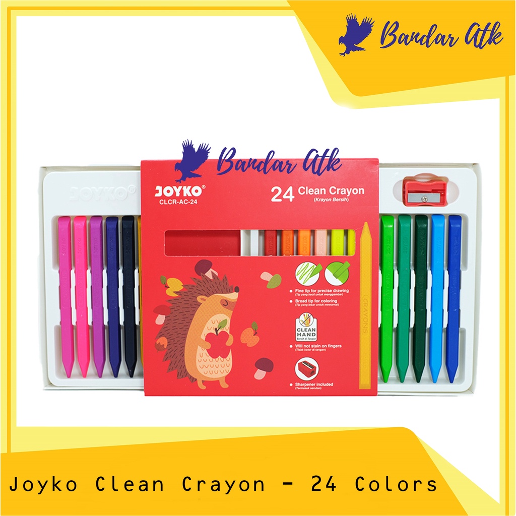 

JOYKO CLEAN CRAYON Krayon Bersih CLCR [1 SET]