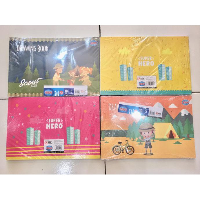 

Hari Ini Buku Gambar A4 Sidu|Drawing Book Sidu 1 Pack Isi 5 Buku @10Lembar Diskon