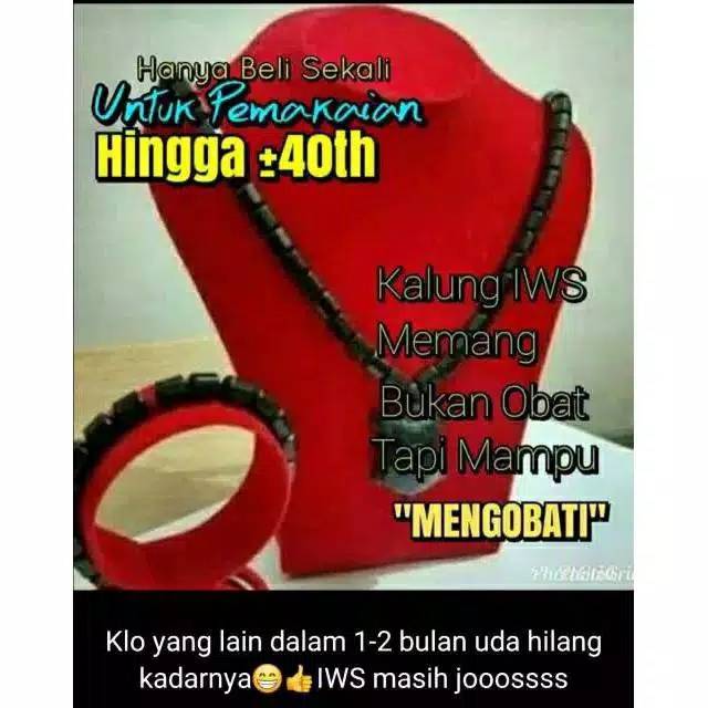 Kalung Kesehatan IWS Energy Pendant Original