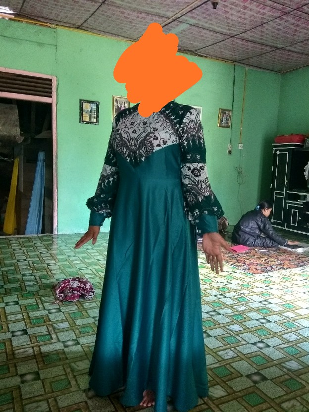 Maura Couple - Sania Ruffle Batik Couple Ori Ndoro Jowi Garansi Termurah Shopee - 6