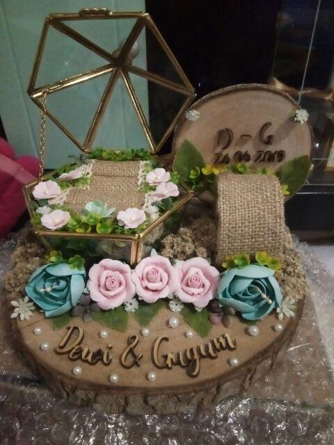 Set Jewelry Ringbox Rustic