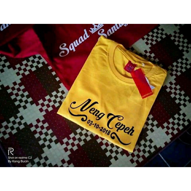 baju sablon satuan