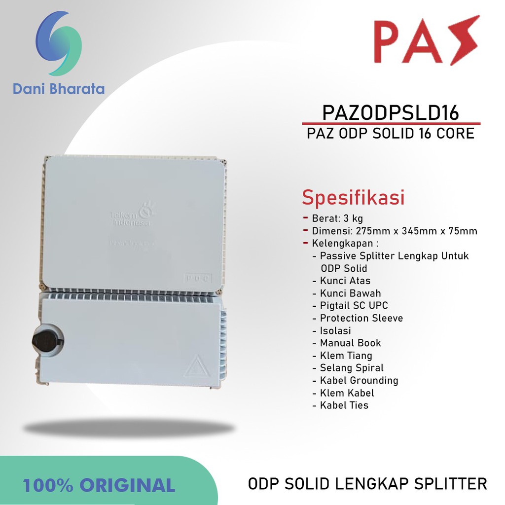 ODP Solid PAZ 16Core Optical Distribution Point Fiber Optic ODP