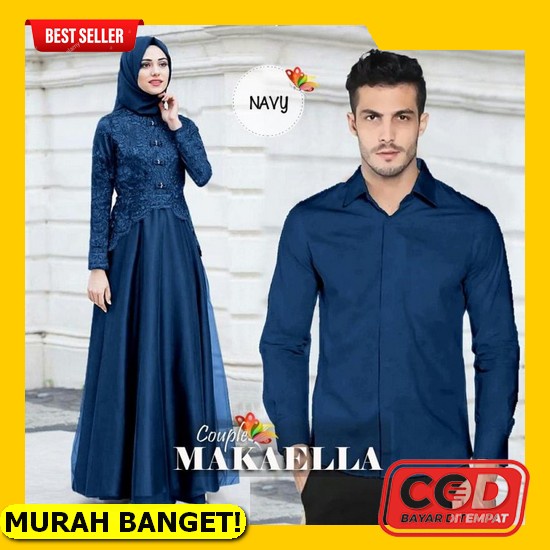 Darlene Capel - Baju Couple Pasangan Modern Untuk Kodangan & Lebaran - Model Baju Kondangan Capel Pa