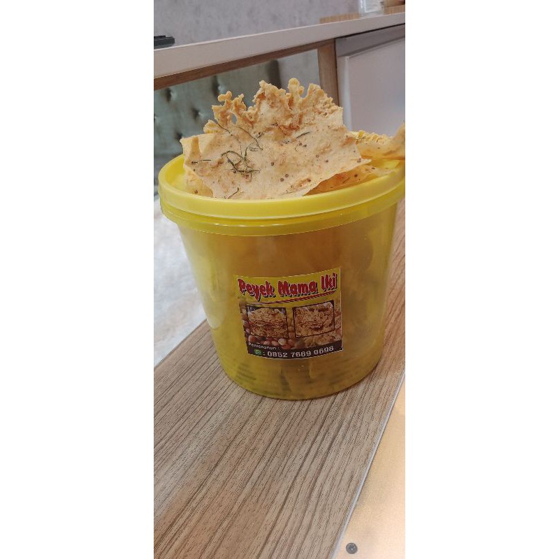 

peyek rebon/kecepe (toples 5L)