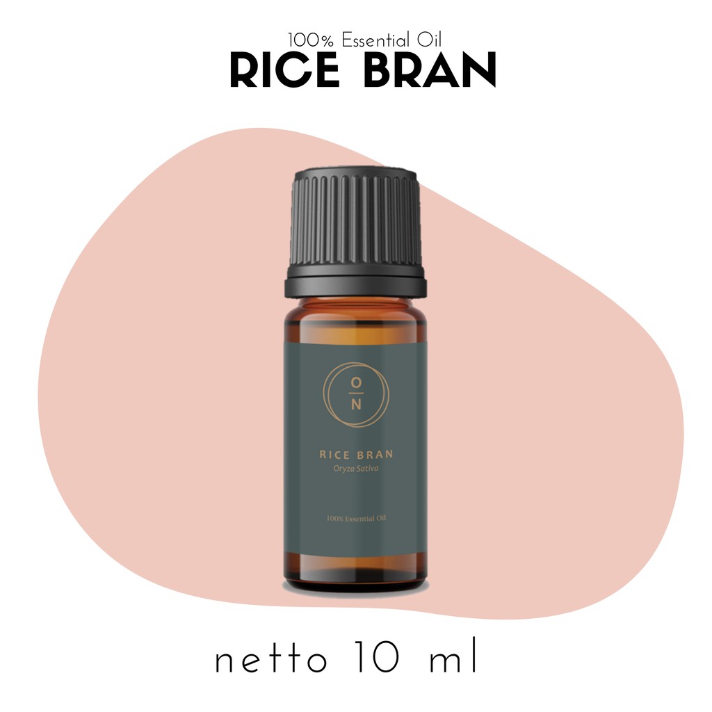 Rice Bran ricebran Oil 100% Alami / Minyak Bekatul 100% Murni 10 ml Carrier Oil