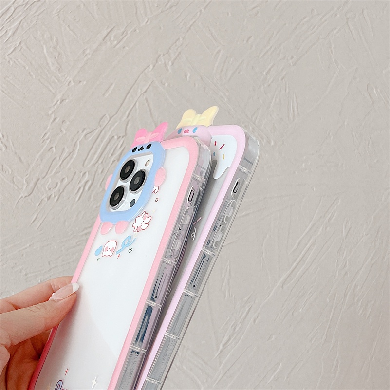 Soft Case Pelindung Lensa Bahan Silikon TPU Transparan Untuk iPhone 14 13 12 11 Pro Max X Xr Xs Max 7 8 6 6s Plus SE 2020