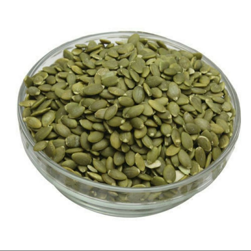 

Biji Labu Kupas 1 KG / Raw Pumpkin Seed / Pumpkin Seed 1 KG