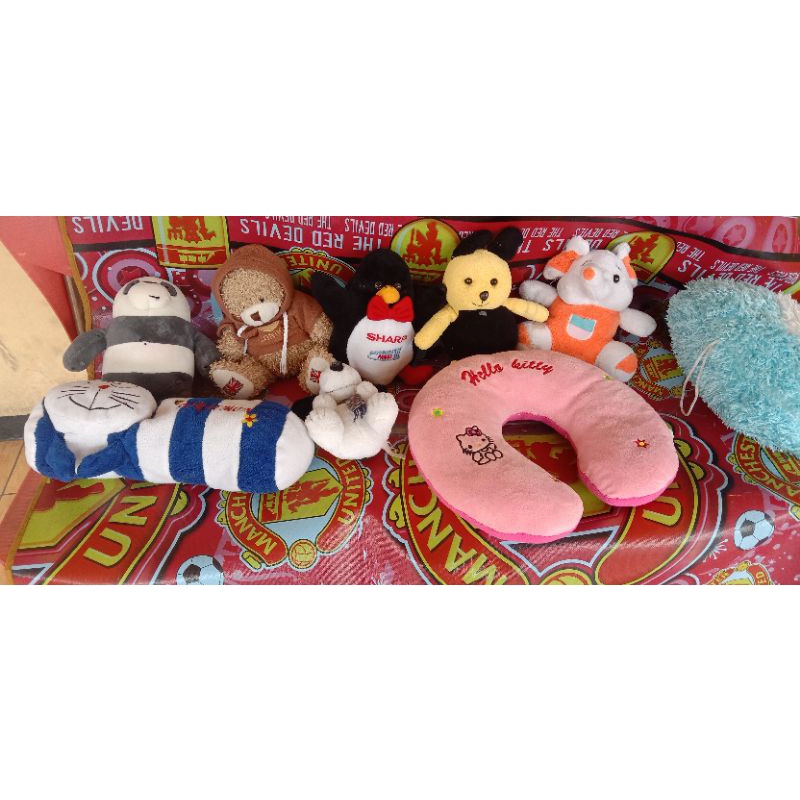 Boneka murah miniso / Boneka murah Preloved / Bantal leher hello kitty preloved
