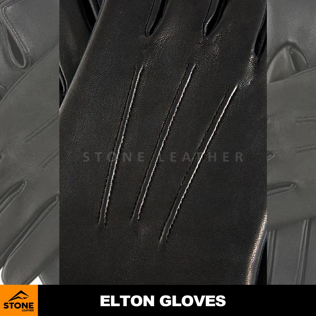 SARUNG TANGAN KULIT PRIA / SARUNG TANGAN MOTOR / SARUNG TANGAN KULIT DOMBA ELTON GLOVES