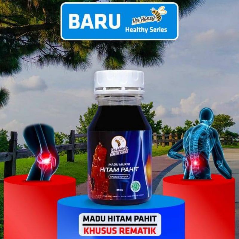 

Hei Honey - Madu Khusus Rematik 350 gr Madu Hitam MPH
