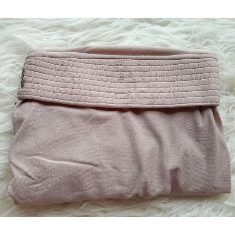 JILBAB SIMPLE JERSEY ANNISHA ORI AZZARA-Cream