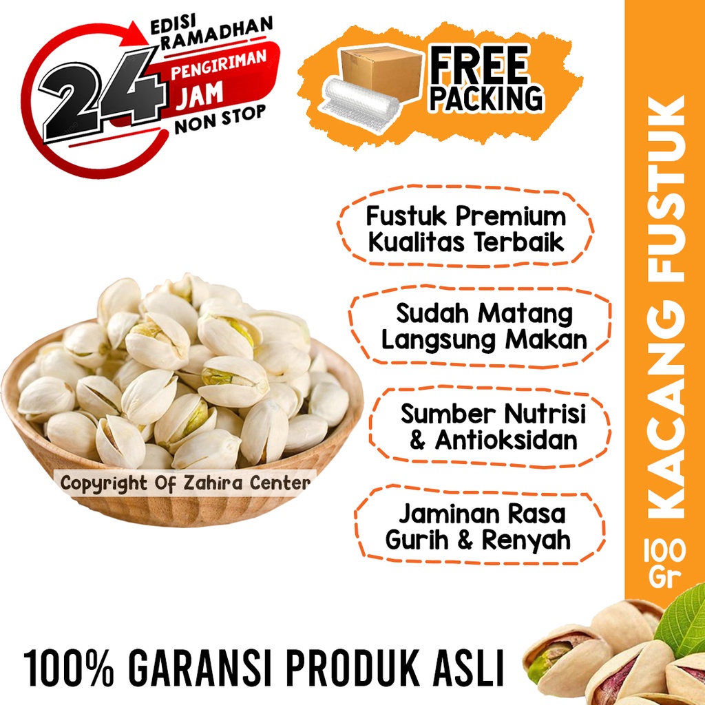 

Kacang Pistachio Fustuk 100 Gr Khas Arab Kaya Akan Manfaat Almond Mede Untuk Oleh-oleh Haji & Umroh