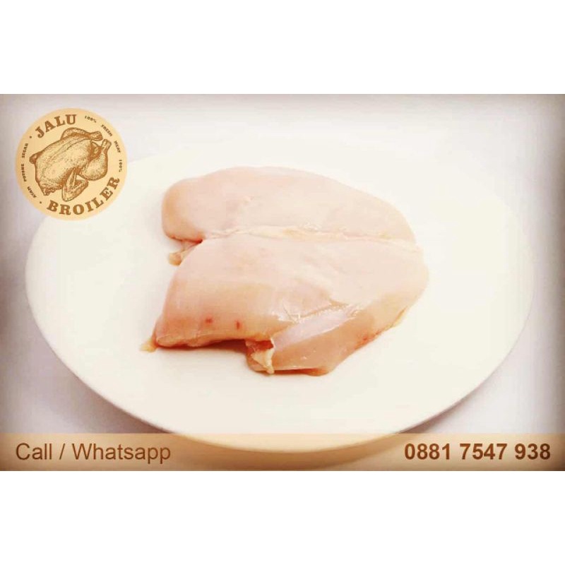 

fillet dada ayam Tampa kulit dan lemak