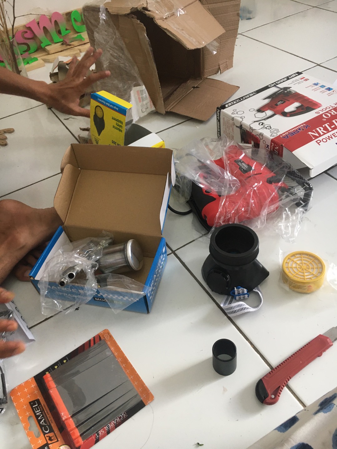 Skrap Set Camel 5 Cm - 12 Cm (4 Pcs) / Kape / Sekrap / Scraper